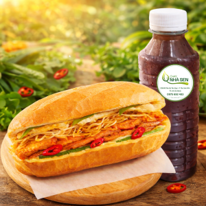 Combo bánh mì chay Đặc Biệt - Sâm lạnh